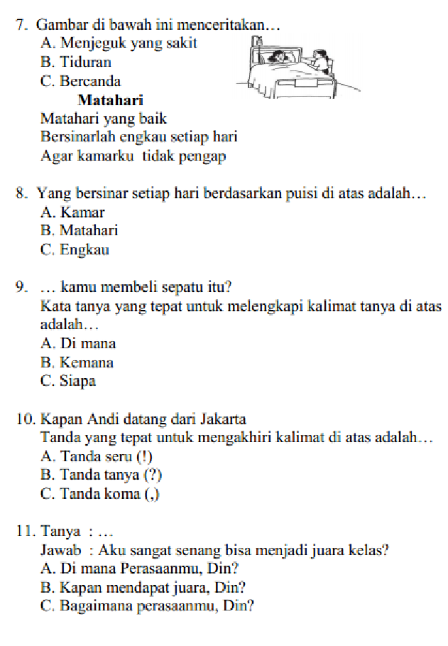 Mengupas Tuntas Contoh Soal UAS Bahasa Indonesia Kelas 8 Semester 1 Tahun 2018: Kunci Sukses Menghadapi Ujian