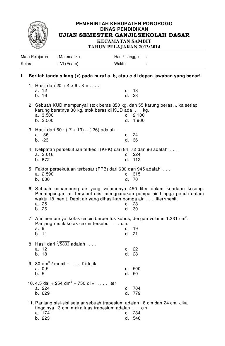 Menaklukkan PAS Semester 1 Kelas 4 K13: Panduan Lengkap Soal dan Kisi-kisi